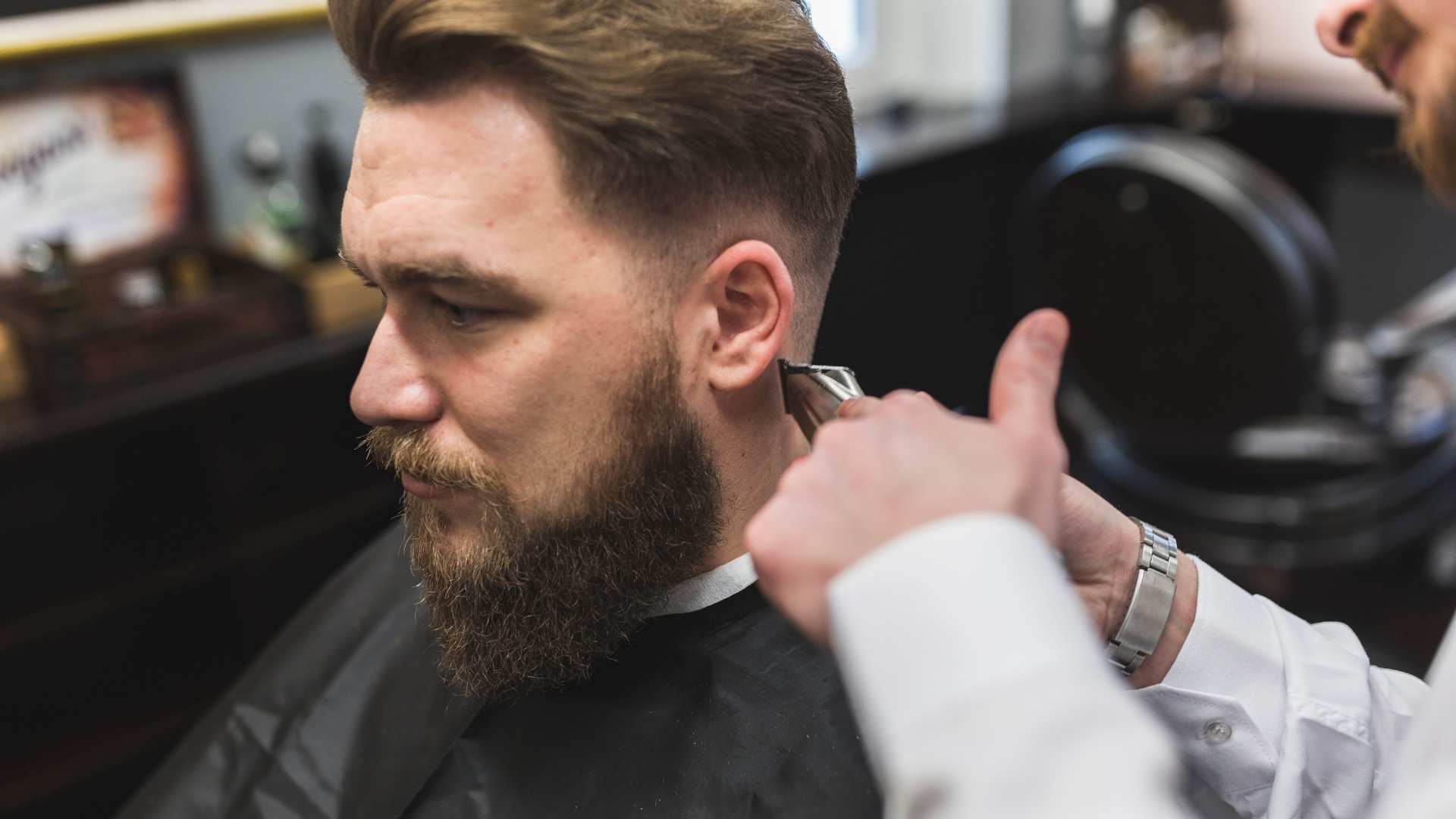 side part haircut